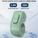 [Case-Friendly] Remote Control Page Turner Ring for Kindle Paperwhite Oasis Scribe Kobo eReaders, Camera Camcorder Remote Controls, Page Turner Clicker for iPhone ipad Tablets with Storage Bag Green