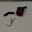 Smart AutoSensing Bike Brake Tail Light 300 Lumens High Brightness, 8Level Adjustable, 800m Visibility, IP66 Waterproof, Aluminum Alloy, 220° Wide Angle, Vibration WakeUp, PowerOff Memory [Black]