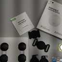 Air Tracker Tags-4 Pack, 2026 New [Apple MFi Certified], Bluetooth Tracker Work with Apple Find My (iOS Only), Replaceable Battery Last 2 Years, IP68 Waterproof Item Finder for Luggage/Key/Suitcase