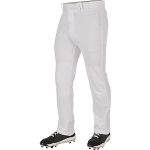 Champro Boys' Triple Crown 2.0 Open Bottom Baseball Pants (Medium, White)