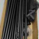 Goaste Under Bed Shoe Storage Organizer with Wheels, Rolling Underbed Storage Containers, Metal Shoe Rack Drawer Space Saving for Bedroom Organization, Shoes, Toys (Black)