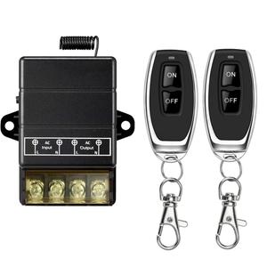 Wireless Remote Switch,AC 110V/120V/240V/40A Relay,Wireless RF Switch for Household Appliances,Pump,Dust Collector,Lights,and Electrical Equipment with 328ft Long Range(110V Remote Switch)