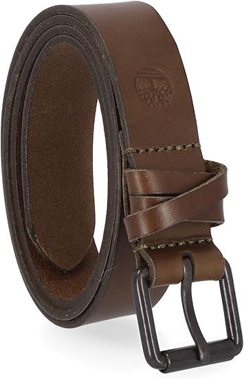 Timberland Women's Casual Leather Belt for Jeans, Martini Olive, Medium (33-39)