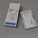 Retractable USB C Charger Wall Plug with 35.5in/90cm Type C Cables Cords,40W Fast Charging Foldable Block Multi Charger for All Devices for iPhone 17/16/15/14/13/12,iPad,Galaxy,Pixel (White)