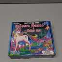 Glow in The Dark 100 Piece Unicorn Puzzle with Paint for Kids, Jigsaw Puzzle Toys for Girls&Boys, Unicorn Birthday Gift for Girls Toodler Age 5 6 7 8