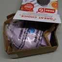 DASH Mini Waffle Maker - 4" Snack-Sized, Dual Nonstick, Compact, Purple, PFOA & PFAS Free