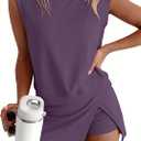 ANRABESS Women Two Piece Skirt Sets Summer Outfits Athletic Workout Tennis Lined Skort Short Set Travel Vacation Clothes, Size: XXL