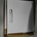 Small Floating Shelf 3mm Thick, 6.5 inch, Wall Shelf, Metal Floating Shelves for Echo, Cameras, Small Speaker, Wall Shelves for Bathroom, Living Room, Bedroom (White 1pcs)