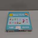 Happy Makers Bead Pets, Pony Beads Multicolor Animals Keychain Making Kit with Instruction, Keyring & Key Clasp, Ultimate Bead Pets Keychain, Art Craft for Beginners