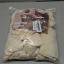 Genina Waterproof Seat Covers for Dining Room Chairs Covers Dining Chair Cover Kitchen Chair Covers (Beige, 6 Pcs)
