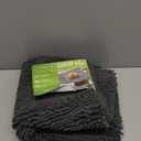 Dog Door Mat for Muddy Paws, 48" x 24" Chenille Absorbent Front Door Mat Inside, Large Runner Mud Mat for Dogs, Trap Dirt Washable Non Slip Outdoor Indoor Entrance Doormats, Grey