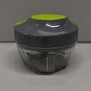 Manual Food Processor Vegetable Chopper, Portable Hand Pull String Garlic Mincer Onion Cutter for Veggies, Ginger, Fruits, Nuts, Herbs, etc.,500ml (Gray)