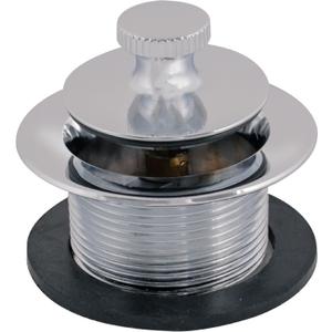 EZ-FLO Lift-n-Turn Bath Drain Assembly Kit, 1-1/2 in. x 11.5 Coarse Thread, 2-7/8 in. OD Flange, 5/16 in. Tapped Zinc Body, Chrome Plated, 35233