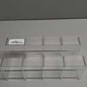 SAYEEC Acrylic File Holder, Clear File Sorter Desk File Organizer, Sturdy Desktop File Folder Organizer Rack for Envelopes Mail Letter Paper Notebook Electronics Office Supplies (4 Sections, 2 Pack)