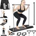Pilates Board - Pilates Reformer Set, Multi-Purpose Foldable Pilates Reformer Board for Home,11 in 1 Pilates Equipment