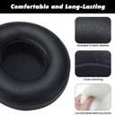Replacement Earpad Cover, Ear Cushion Pads Compatible with Solo 2.0 3.0 Headphones by Dr. DRE 1 Pair (Black)