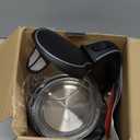 OVENTE Electric Kettle, 1.5L Borosilicate Glass Countertop Water Heater and Boiler for Coffee or Tea, BPA-Free, Auto Shut-Off, Boil-Dry Protection, Removable and Washable Spout Filter, White KG83W (1.6 Quarts)