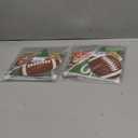 Pack of 2 Mulbozy Game Time Football Banner, 8 Ft Football Party Banner Decoration, Football Garland Pennant Banners for Birthday, Sports Fantasy Football Party Decor