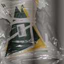 GCQQ Black Orange Banner Decoration 40Ft Halloween Pennant Banner 42Pcs Fabric Cotton Triangle Pennant Flags Banners for Fall Halloween Grad Birthday Bridal Shower Wedding Party Decor