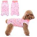 Coppthinktu Recovery Suit for Dogs After Surgery, Dog Onesie Surgery Recovery Suit for Female Spay, Soft Male Surgical Pajamas Bodysuits for Small Medium Puppy to Anti Licking Dog Cone Alternative