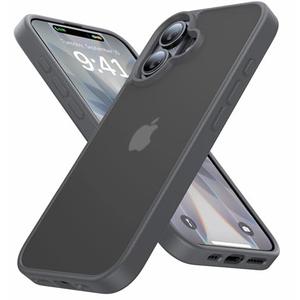 Eastinbox for iPhone 17 Case [16FT Military Grade Shockproof], Anti-Slip Anti-Scratch, Slim Translucent Frosted Matte Phone Cover, Case for i Phone17 6.3", Gray