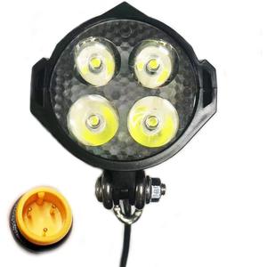 Ebike Headlight 36V-48V Super Bright LED Light for Electric Bike Scooter Mountain Bike Light for Night Riding Waterproof