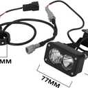 Electric Dirt Bike Headlight Head Light Bar for Surron Sur ron Light Bee S/X LBX X260 Head Light 1000LM White 6000-6500K Motorcycle Lights Spot Bars Headlamp