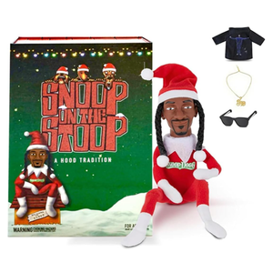 Christmas Elf Doll Ornaments, Handmade Elf Doll Decoration, Hip Hop Ornaments Plush Toy for Christmas Party Holiday Home Garden Decor