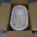 Banneton Bread Proofing Basket set of 2, 9.8 Inch Oval Sourdough Proofing Baskets with Liner, Dough Proofing Bowls, Made of Natural Rattan,for Sourdough Bread Baking Supplies