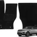 WENNEBIRD Superior Carpet Front Row Floor Mats for 2014-2022 Land Rover Range Rover Sport (L494), 0.5-Inch Ultra-Thick, Noise-Reducing, All-Weather Waterproof Anti-Slip  2-Pc Set