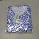 AUSELILY Womens Summer Dress Casual Sleeveless Crewneck T Shirt Sundress Flowy Tiered Swing Mini Dresses (Blue, XL)