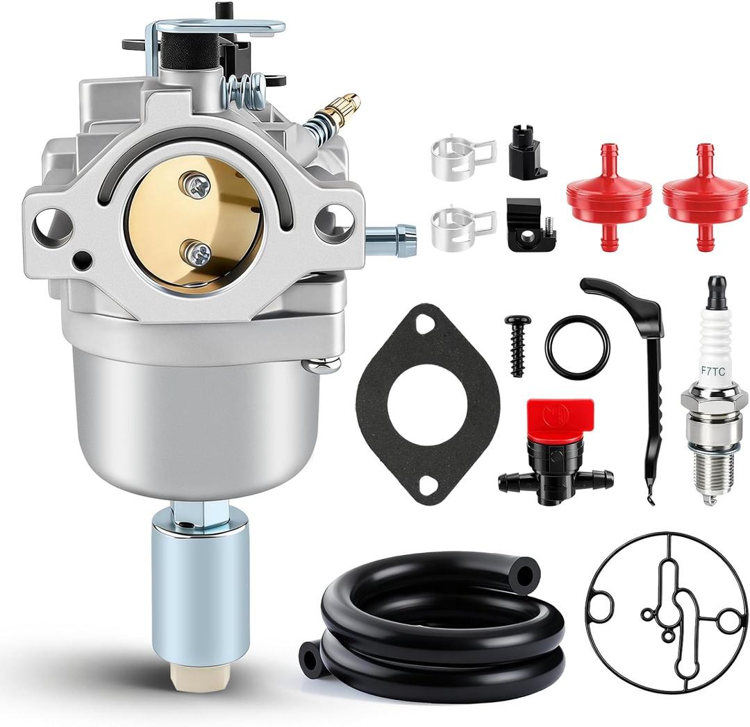 795366 Carburetor Fits for Engine Model 31P977 331877 33R877 280H06 280H07 for Craftsman LT2000 DLS3500 lT3000 DLS3500 YT3000 YTS3000 for MTD Bolens 13AM762F765 Mower 795366 799256 698945