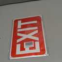 2 Pack Exit Signs, 10" x 7" Exit Sign for Business