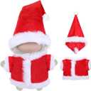 17 cm Doll Clothes Accessories for Christmas (No Doll) Santa Claus Dolls Clothing Accessories Party Decor Christmas Dolls Costume Dressed up Look, Gift Idea