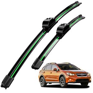 DIOCNAD Compatible With Subaru Crosstrek 2018-2025 Wiper Blades Front Windshield Wipers Water Repellent Available in All-Seasons OEM Quality 2PCS 26"+16" Pinch Tab