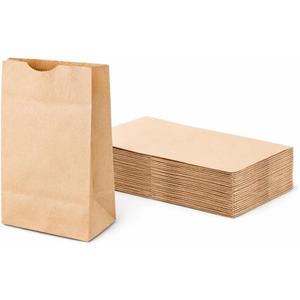 Perfect Stix - Brown Bag 2-100 count, 2lb Brown Paper Bags - Brown Bags - 100 count (Pack of 1)