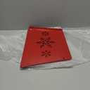 28" Christmas Tree Collar for Pencil Tree, Metal Tree Collar with Hollow-Out Snowflake Design, Pet-Proof Christmas Tree Collars for Artificial Trees, Secure & Reusable Holiday Decor (Red)