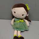 GAGAKU Soft Baby Doll Toys (16'') for Girls, My First Baby Rag Dolls for 1 Year Old Girl Birthday Gift Plush Doll Toys Machine Washable Baby Doll for Toddler Kids Infants - Forest Girl