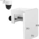 Gutter Mount Bracket for Eufy SoloCam S340/SoloCam E30, Weatherproof Corner Mount for Solar Security Camera, No-Drill Installation (1 Pack, White)