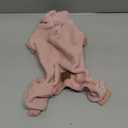 cyeollo Fleece Dog Pajamas Warm Dog Winter Coat Thermal Soft Pjs Small Dogs Onesie Stretchy Jumpsuit Doggie Pet Clothes Outfits Cat Apparel, Pink S (Small (Chest Girth: 13"-15"))