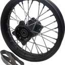 12" Rear Wheel Rim for 110cc 125cc Dirt Bike tao TTR SSR CRF Apollo 15mm Axle