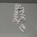 Love Is Sweet Table Decor Hollow Sign Wooden Love Is Sweet Sign for Dessert Table Freestanding Wood Is Wooden Letter Top for Wedding Shelf(White)