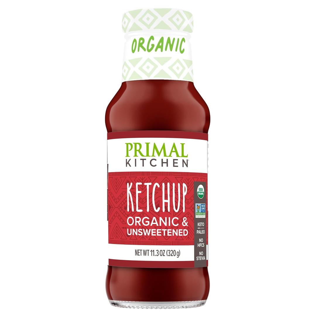Primal Kitchen Organic and Unsweetened Ketchup 11.3 oz (EXP 09/29/26)