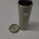Manna Ranger Double-wall Insulated Stainless Steel Tumbler with Leak-proof Smart Seal Lid and Reusable Tritan Straw - 40 Oz - Grey Shimmer
