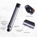 Serounder Bluetooth Optical Pen Mouse - 2.4G 1200 DPI, 4 Buttons, Ergonomic Mini for Laptops/Pads