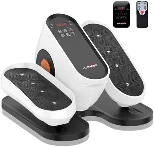 HJDFGSS Under Desk Elliptical Machine, Electric Ellipse Leg Exerciser While Sitting for Seniors Adults, Leg Ercise Pro, Leg Exerciser While Sitting, Home Use Seated Ellipse Leg Exerciser