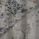 Area Rug Living Room Rugs - 7x9 Large Soft Indoor Neutral Modern Abstract Low Pile Washable Rug Carpet for Bedroom Dining Room Farmhouse Home Office - Beige Blue