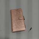 Wallet Case for iPhone 17,[RFID Blocking] 3 Card Holder Stand with Credit Card Slot PU Leather Magnetic Protective Flip Cover for iPhone 17 (Rose Gold)