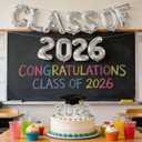 7 x Silver Class of 2026 Balloons - 16 Inch Silver Letter Graduation Balloons for Graduation Decorations Class of 2026 - Grad Balloons for Grad Party Decorations 2026