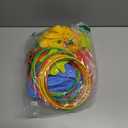 5 Pack Inflatable Christmas Ring Toss Game Set Holiday Party Supplies Indoor Outdoor Family Christmas Games for Kids Adults Xmas Party Decorations Carnival Games with Toss Rings and Pump